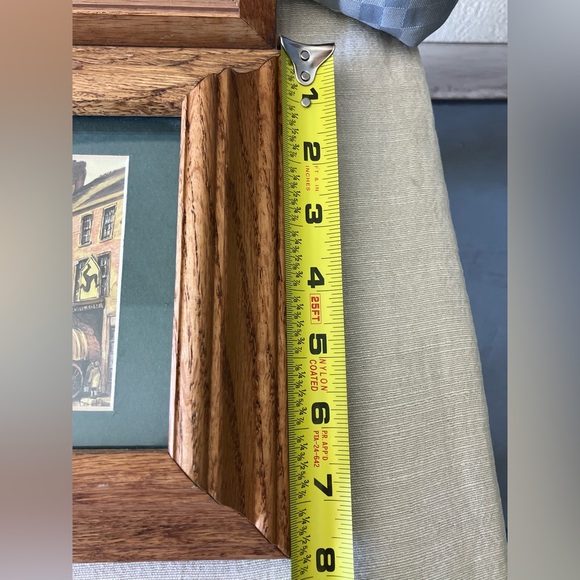 Vintage Wooden Art Framed Prints “Markets” Theme Set of 2 - Picture 8 of 9